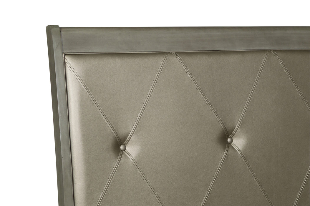 Cotterill Queen Bed in Gray - 1730GY-1 - FAMSA Furniture (TX)