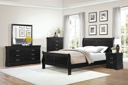 Mayville Full Bed in Black - 2147FBK-1 - FAMSA Furniture (TX)