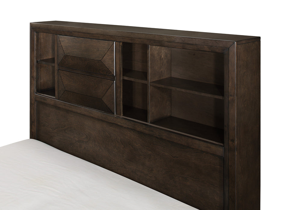 Chesky 4pc Set (QB+NS+DR+MR) in Espresso - 1753-1*4 - FAMSA Furniture (TX)