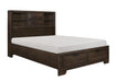 Chesky 4pc Set (QB+NS+DR+MR) in Espresso - 1753-1*4 - FAMSA Furniture (TX)