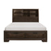 Chesky Eastern King Platform Bed with Footboard Storage in Espresso - 1753K-1EK - FAMSA Furniture (TX)