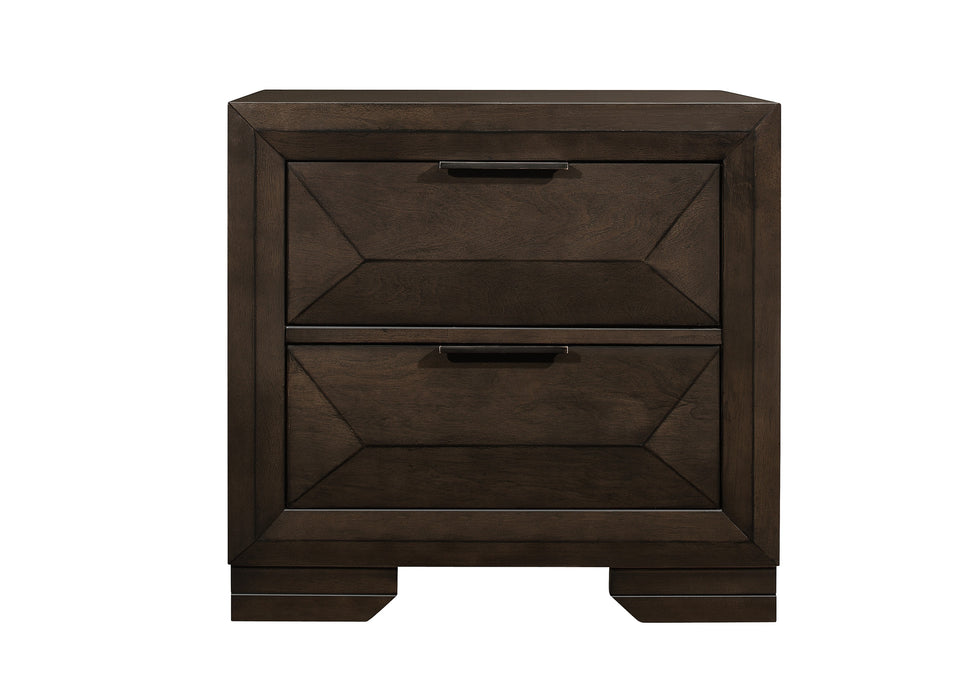 Chesky 4pc Set (QB+NS+DR+MR) in Espresso - 1753-1*4 - FAMSA Furniture (TX)