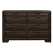 Chesky Dresser in Espresso - 1753-5 - FAMSA Furniture (TX)