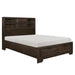 Chesky Eastern King Platform Bed with Footboard Storage in Espresso - 1753K-1EK - FAMSA Furniture (TX)