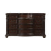 Cavalier 4PC SET (QB+NS+DR+MR) in Cherry - 1757-1*4 - FAMSA Furniture (TX)