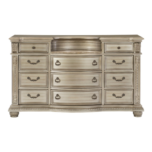 Cavalier Dresser in Gold/Silver/Champagne - 1757SV-5 Cavalier Dresser in Gold/Silver/Champagne - 1757SV-5