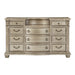 Cavalier Dresser in Gold/Silver/Champagne - 1757SV-5 - FAMSA Furniture (TX)