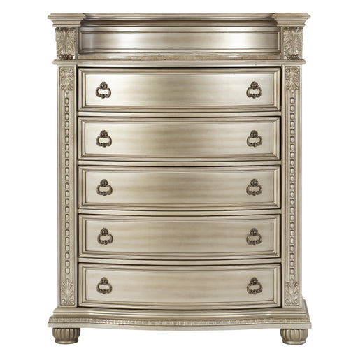 Cavalier Chest in Gold/Silver/Champagne - 1757SV-9 - FAMSA Furniture (TX)