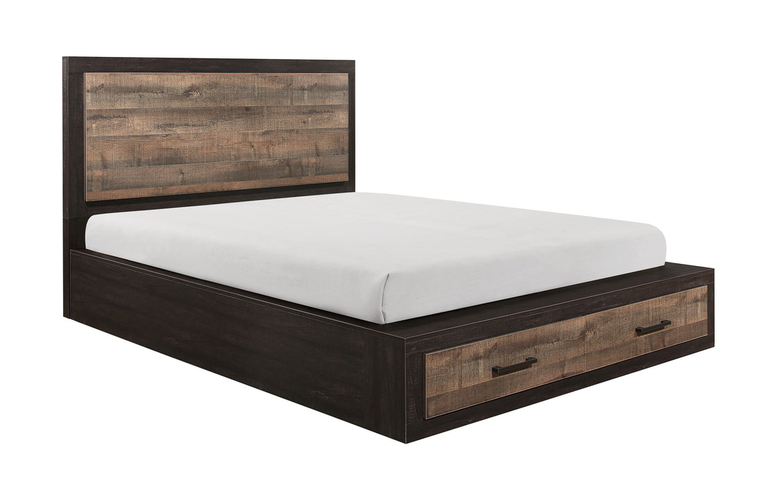 Miter 4pc Set (QB+NS+DR+MR) in Brown/Gray - 1762-1*4 - FAMSA Furniture (TX)