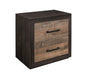 Miter Nightstand in Gray/Brown - 1762-4 - FAMSA Furniture (TX)