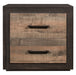 Miter Nightstand in Gray/Brown - 1762-4 - FAMSA Furniture (TX)