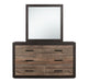Miter Mirror in Gray/Brown - 1762-6 - FAMSA Furniture (TX)