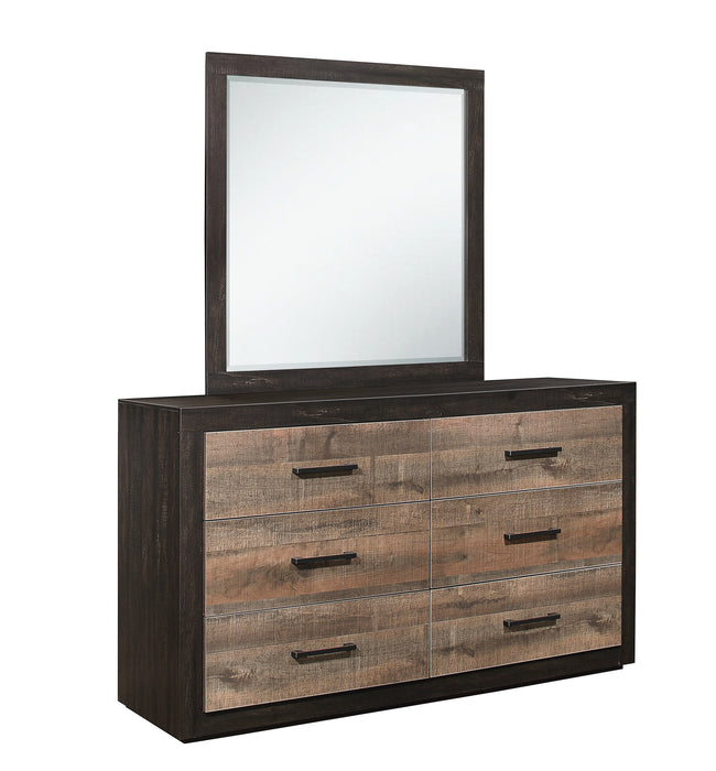 Miter Mirror in Gray/Brown - 1762-6 - FAMSA Furniture (TX)