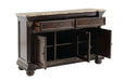 Russian Hill Server with Faux Marble Top in Cherry - 1808-40 - FAMSA Furniture (TX)
