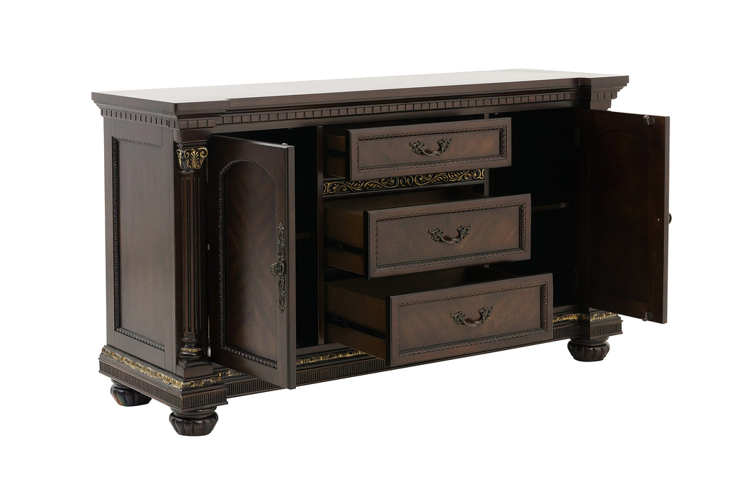 Russian Hill Buffet/Server in Cherry - 1808-55 - FAMSA Furniture (TX)