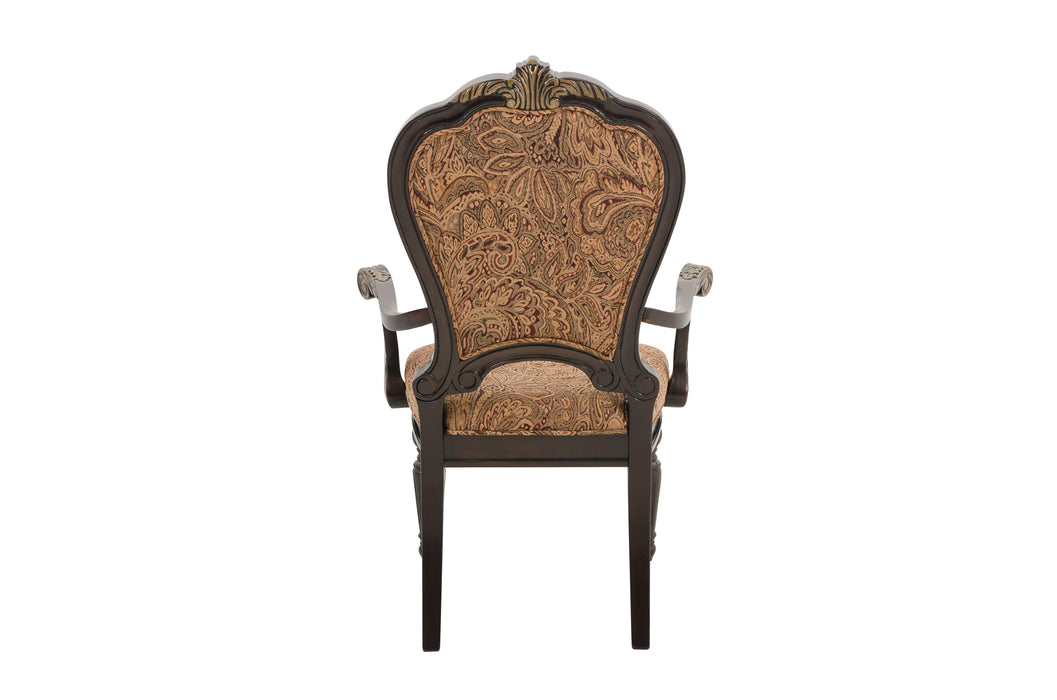 Russian Hill Arm Chair in Cherry - 1808A - FAMSA Furniture (TX)