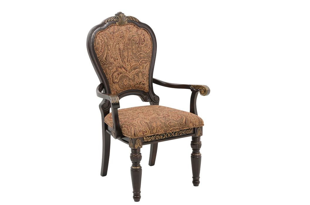Russian Hill Arm Chair in Cherry - 1808A - FAMSA Furniture (TX)