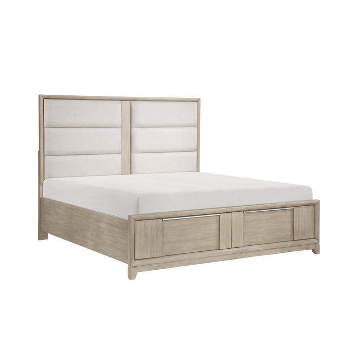 Mckewen 4pc Set (QB+NS+DR+MR) in Gray - 1820N-1*4 - FAMSA Furniture (TX)