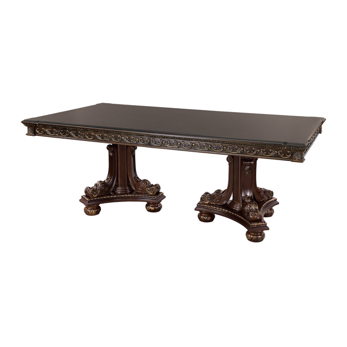 Catalonia 5pc Set (TB+4S) in Cherry - 1824-112*5 - FAMSA Furniture (TX)