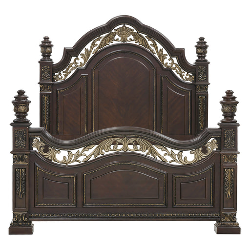 Catalonia 4PC SET: 1QB,1NS,1DR,1MR in Cherry - 1824-1*4 - FAMSA Furniture (TX)