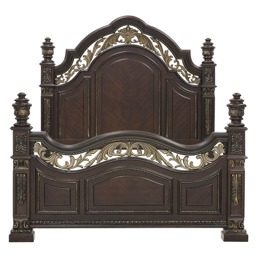 Catalonia (5)Eastern King Bed in Cherry - 1824K-1EK - FAMSA Furniture (TX)