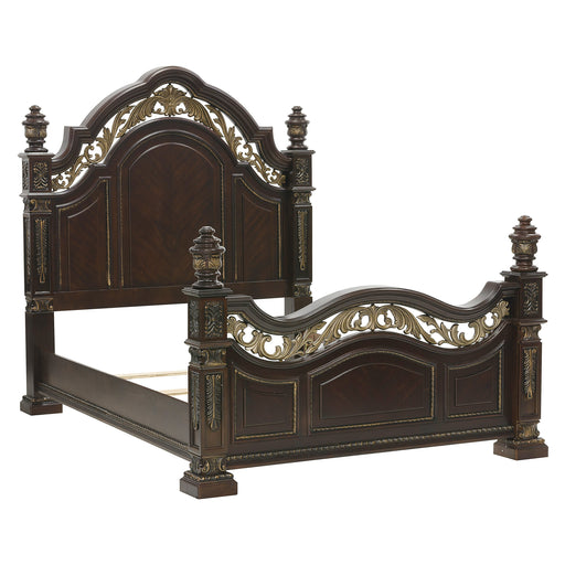 Catalonia (5)Eastern King Bed in Cherry - 1824K-1EK - FAMSA Furniture (TX)
