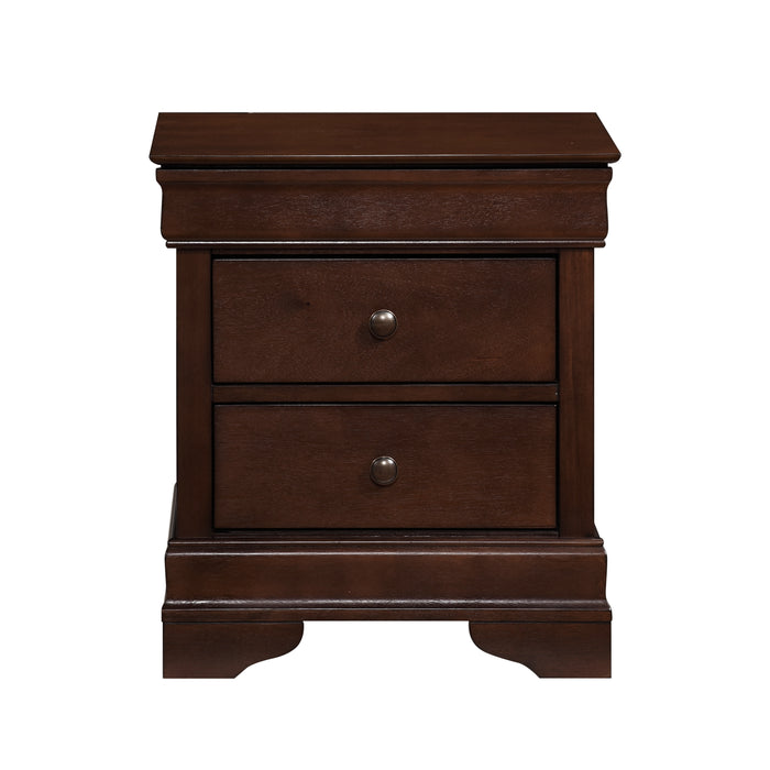 Abbeville Nightstand, Hidden Drawer in Cherry - 1856-4 - FAMSA Furniture (TX)