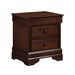 Abbeville Nightstand, Hidden Drawer in Cherry - 1856-4 - FAMSA Furniture (TX)