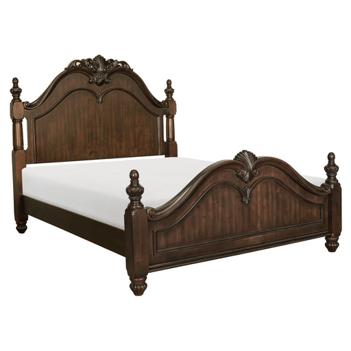 Mont Belvieu Queen Bed in Cherry - 1869-1 - FAMSA Furniture (TX)