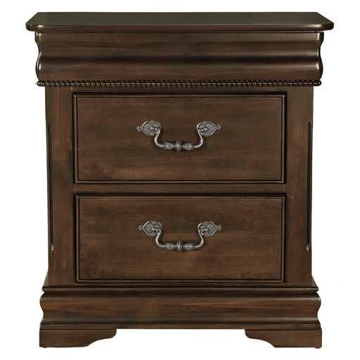 Mont Belvieu Nightstand, Hidden Drawer in Cherry - 1869-4 - FAMSA Furniture (TX)