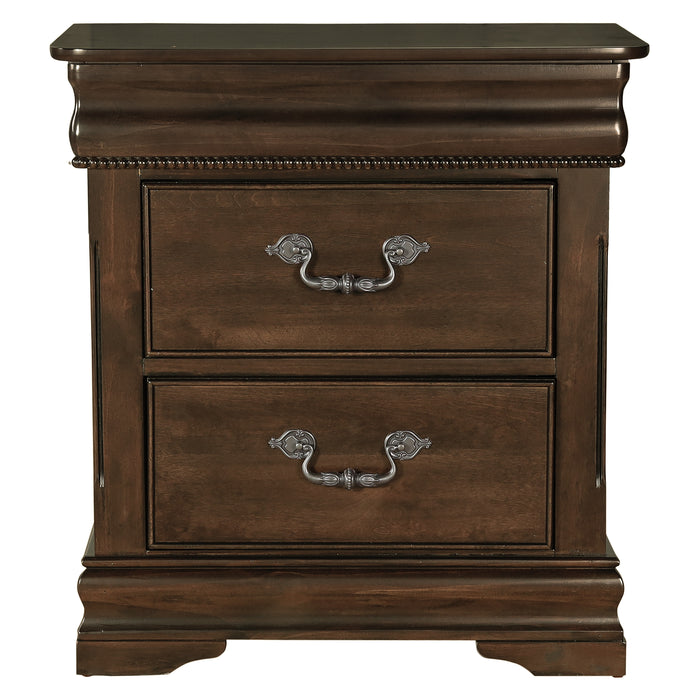 Mont Belvieu 4pc set (QB+NS+DR+MR) in Cherry - 1869-1*4 - FAMSA Furniture (TX)