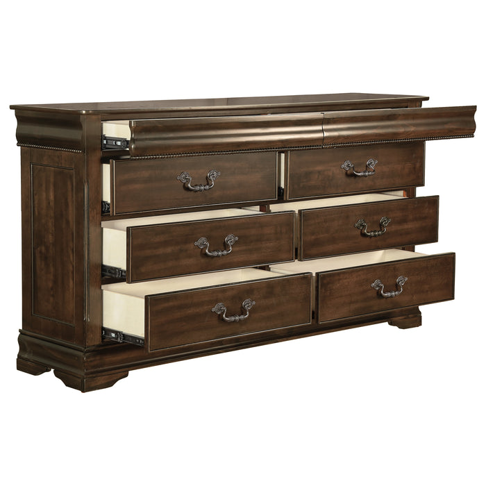 Mont Belvieu Dresser, Two Hidden Drawers in Cherry - 1869-5 - FAMSA Furniture (TX)