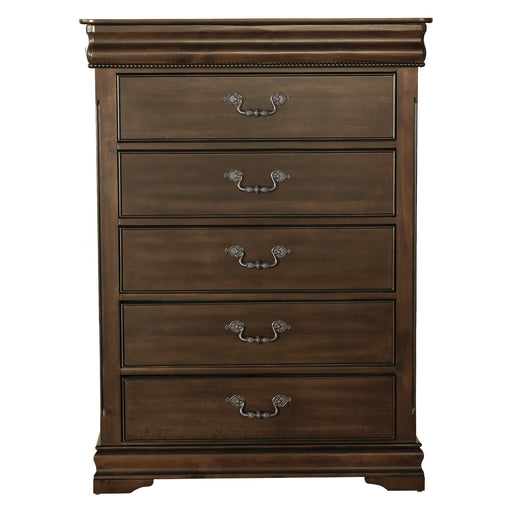 Mont Belvieu Chest, Hidden Drawer in Cherry - 1869-9 - FAMSA Furniture (TX)