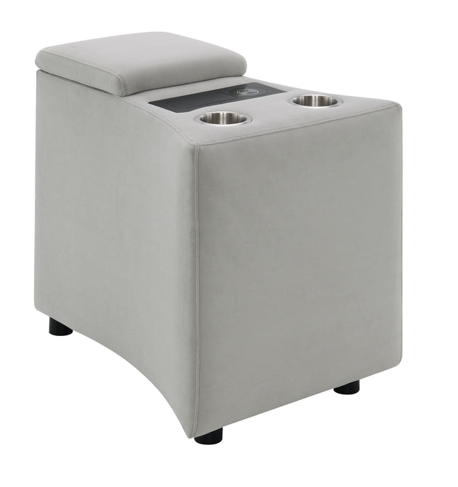 Emee Console w/USB Port , Cup Holder & Wireless Charge