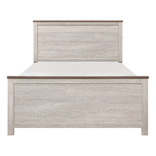 Nashville Queen Bed in Brown/White - 1903-1 - FAMSA Furniture (TX)