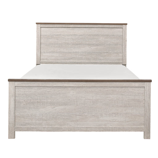 Nashville 4pc Set (QB+NS+DR+MR) in Brown/White - 1903-1*4 - FAMSA Furniture (TX)