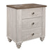 Nashville Nightstand in Brown/White - 1903-4 - FAMSA Furniture (TX)
