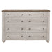 Nashville Dresser in White/Brown - 1903-5 - FAMSA Furniture (TX)