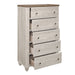 Nashville Chest in White/Brown - 1903-9 - FAMSA Furniture (TX)