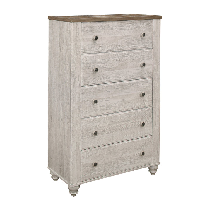 Nashville Chest in White/Brown - 1903-9 - FAMSA Furniture (TX)