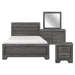 Beechnut 4pc Set (QB+NS+DR+MR) in Gray - 1904GY-1*4 - FAMSA Furniture (TX)