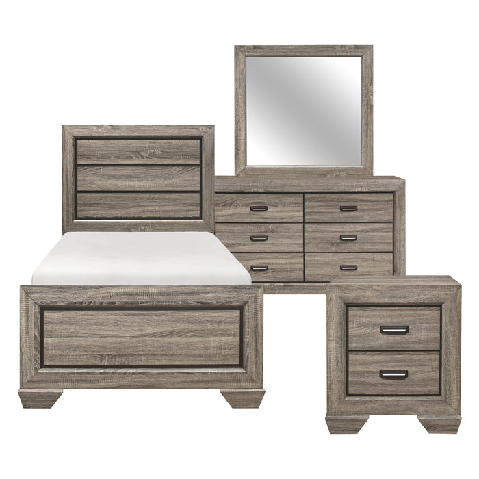 Beechnut 4pc Set (TB+NS+DR+MR) in Black/Brown/Natural - 1904T-1*4 - FAMSA Furniture (TX)