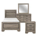 Beechnut 4pc Set (TB+NS+DR+MR) in Black/Brown/Natural - 1904T-1*4 - FAMSA Furniture (TX)