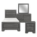 Beechnut 4pc Set (TB+NS+DR+MR) in Gray - 1904TGY-1*4 - FAMSA Furniture (TX)