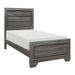 Beechnut Twin Bed in Gray - 1904TGY-1 - FAMSA Furniture (TX)