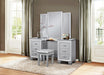 Allura (3)Vanity Dresser with Mirror in Transparent/Gold/Silver/Champagne - 1916-15* - FAMSA Furniture (TX)