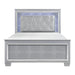 Allura 4pc Set (QB+NS+DR+MR) in Gold/Silver/Champagne/Transparent - 1916-1*4 - FAMSA Furniture (TX)