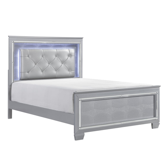 Allura 4pc Set (QB+NS+DR+MR) in Gold/Silver/Champagne/Transparent - 1916-1*4 - FAMSA Furniture (TX)