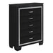 Allura Chest in Transparent/Black - 1916BK-9 - FAMSA Furniture (TX)