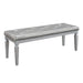 Allura Bed Bench in Gold/Silver/Champagne/Transparent - 1916-FBH - FAMSA Furniture (TX)